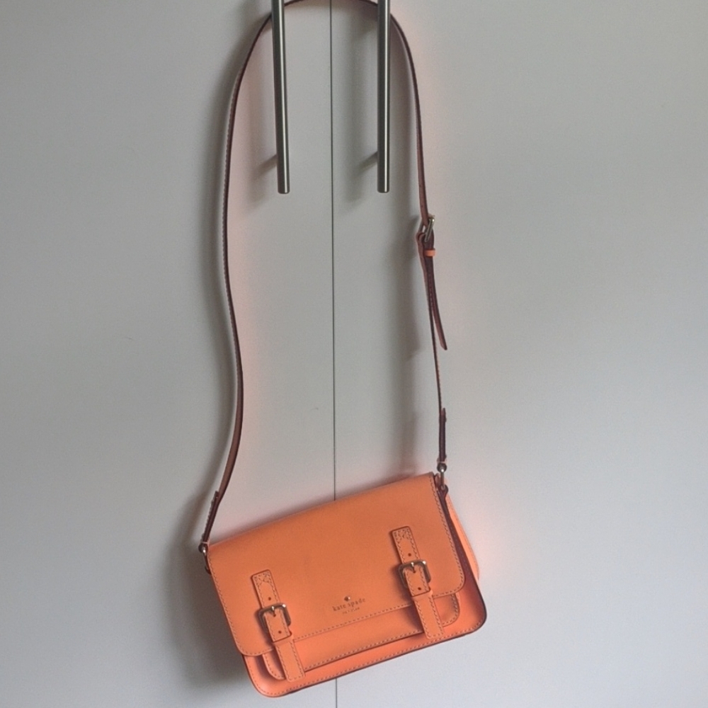 Bright orange Kate Spade scout bag